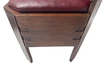 Two Art Deco Amsterdamse School Side Chairs Eibink & Snellebrand Style, 1920s